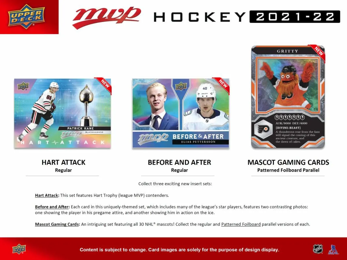 2021 - 2022 Upper Deck MVP NHL Blaster Box #98873 *Limit 5 boxes per customer*