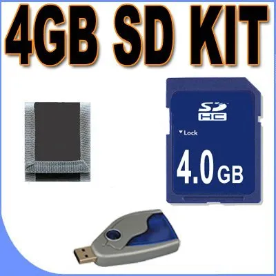 4GB SD/HC Memory Card Secure Digital BigVALUEInc Accessory Saver Bundle for Panasonic Cameras