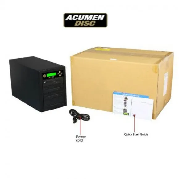 Acumen Disc 1 to 1 CrossOver Media & DVD Duplicator - Bi-Directional Multimedia Flash Memory Back-Up (CF SD MS USB) & CD DVD Disc Copier (AD01-MMP)