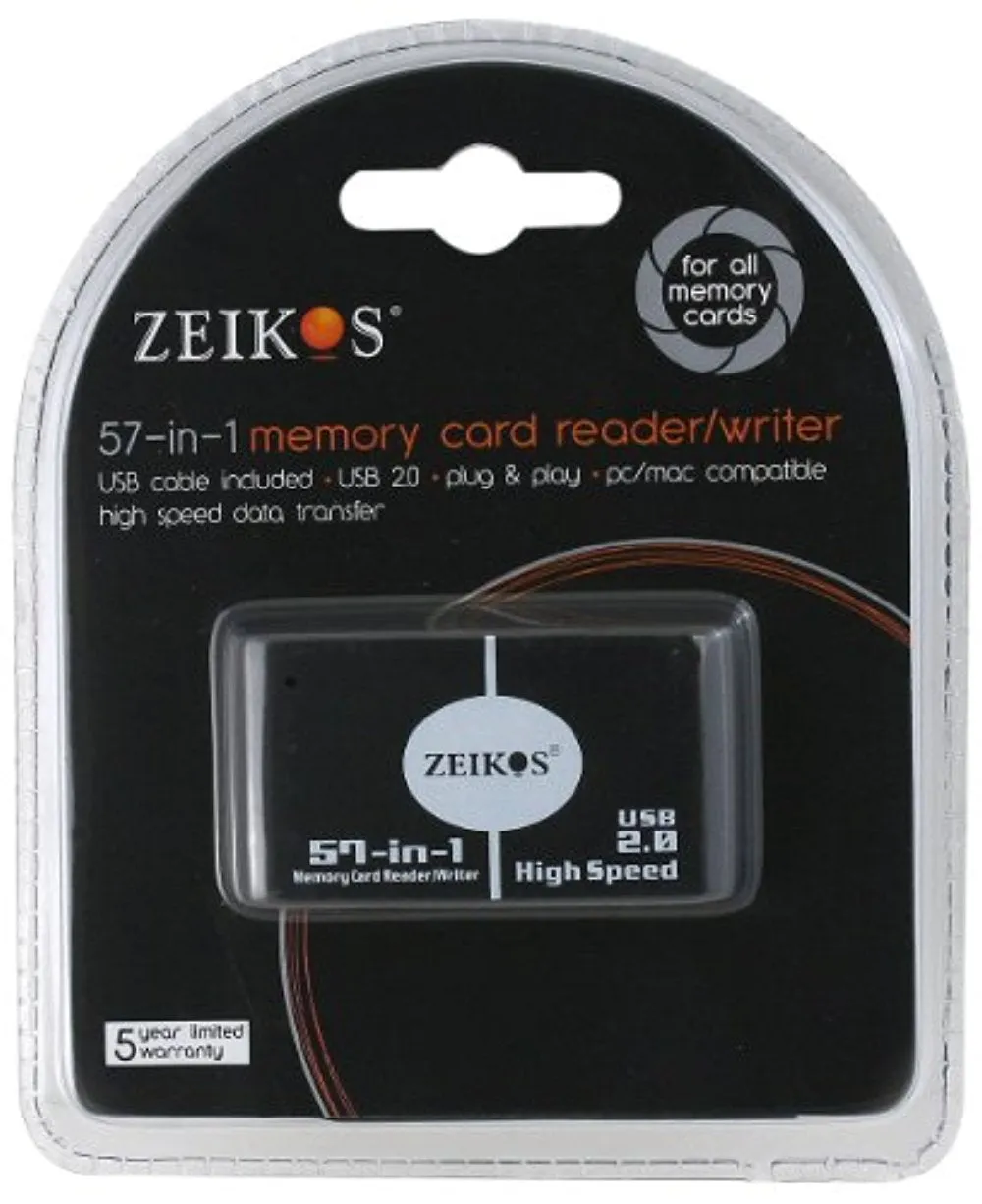 All -in-1 USB 2.0 Flash Memory Card Reader