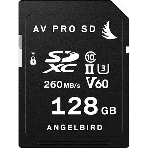 Angelbird AV PRO 128GB SDXC UHS-II 280MB/s Memory Card - V60