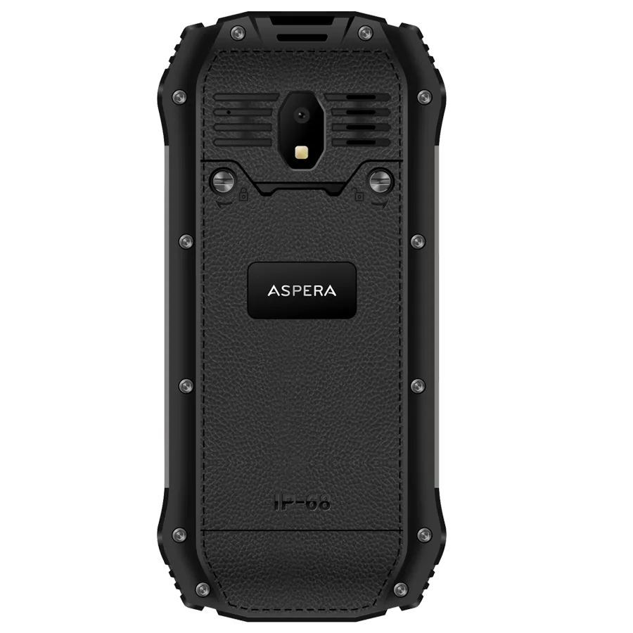 ASPERA R32 (3G, RUGGED PHONE, KEYPAD, IP68) - Black/Yellow