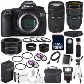 Canon EOS 5DS DSLR Camera (International Model) 0581C002   Canon EF 24-70mm f/2.8L II USM Lens   Canon EF 75-300 III Base Bundle