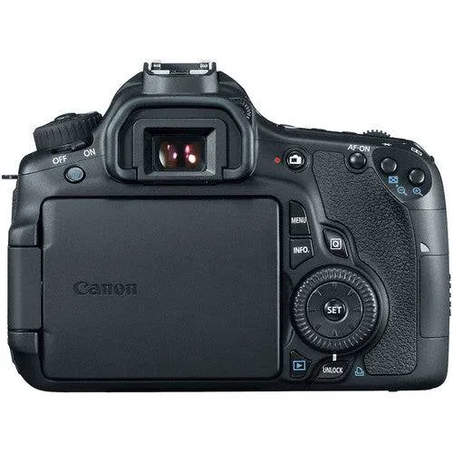 Canon EOS 60D DSLR Digital Camera with 18-55mm is II   75-300mm USM Lens   128GB Memory   2 Batteries   Deluxe Bundle