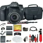 Canon EOS 7D DSLR Camera with 18-135mm Kit (3814B016)   32GB Compact Flash Card Starter Bundle