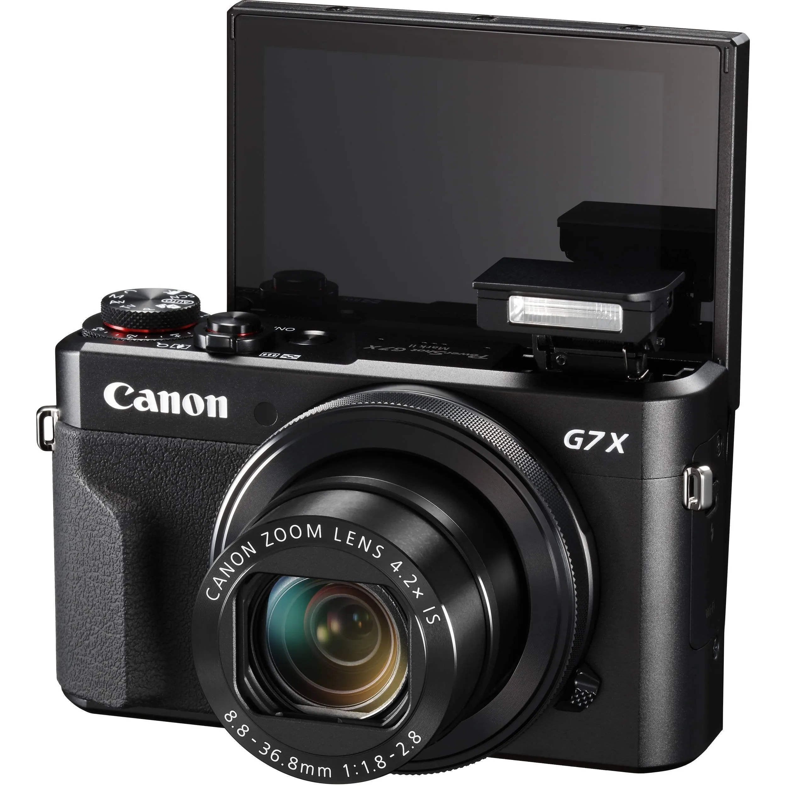 Canon PowerShot G7 X Mark II Digital Camera 1066C001 (International Model) Bundle with 32GB Memory Card   Flexible Tripod