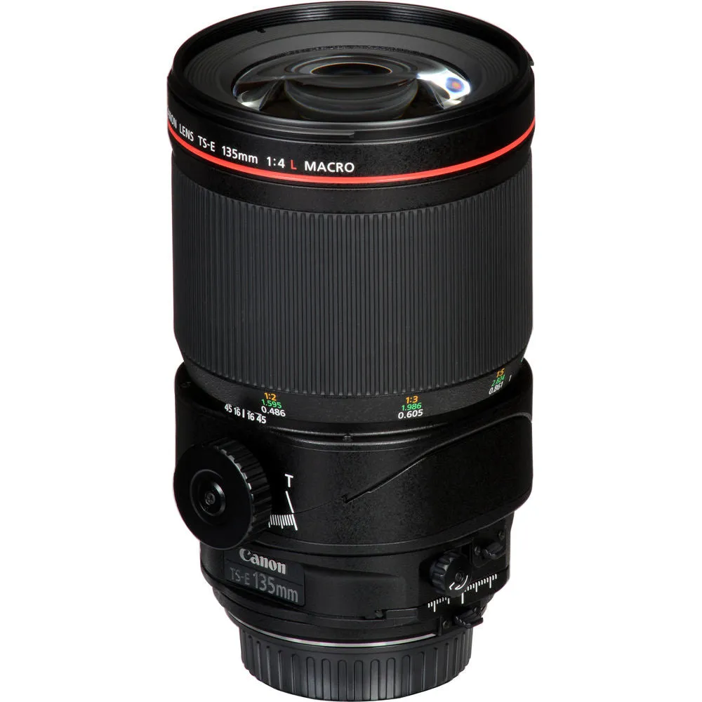 Canon TS-E 135mm f/4L Macro Tilt-Shift Lens  with BONUS Bundle | Memory | Backpack | Monopod | Cleaning Kit | Intl Model