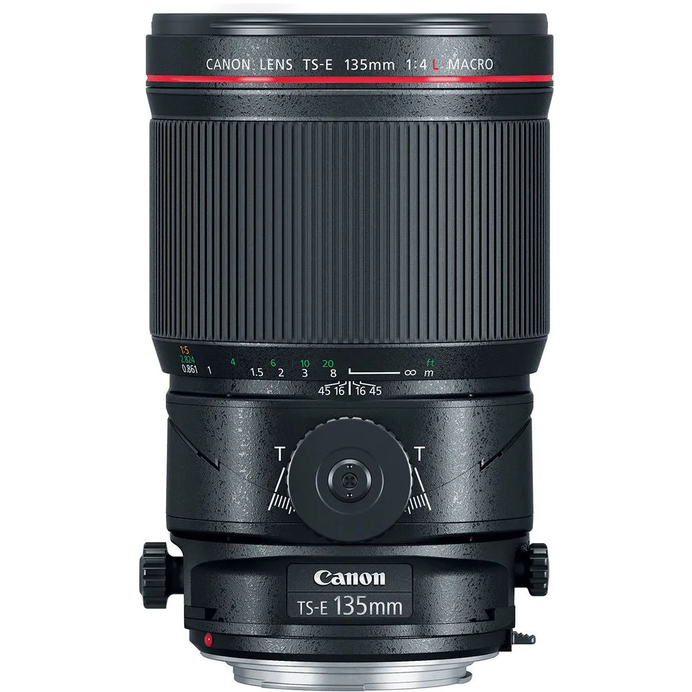 Canon TS-E 135mm f/4L Macro Tilt-Shift Lens  with BONUS Bundle | Memory | Backpack | Monopod | Cleaning Kit | Intl Model