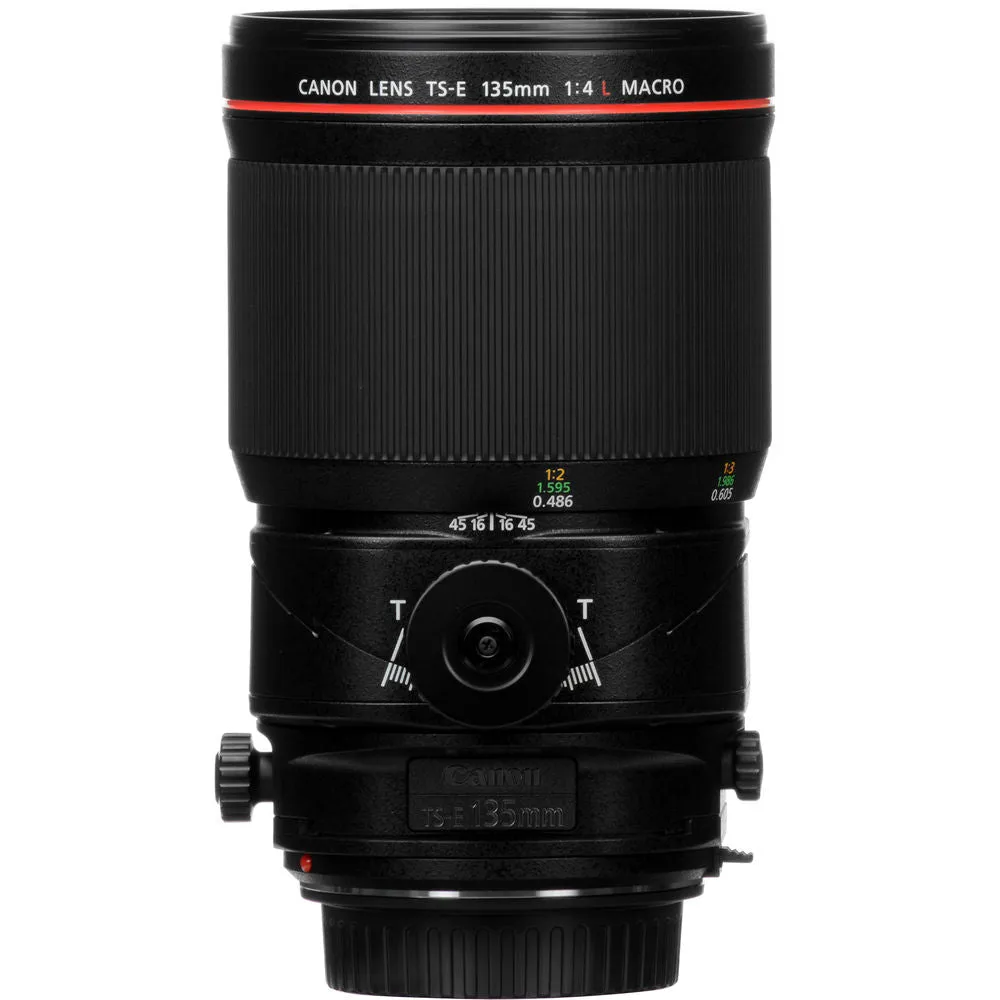 Canon TS-E 135mm f/4L Macro Tilt-Shift Lens  with BONUS Bundle | Memory | Backpack | Monopod | Cleaning Kit | Intl Model