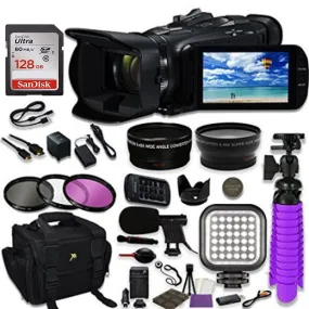 Canon VIXIA HF G40/G70 Full HD Camcorder With 128GB Deluxe Bundle