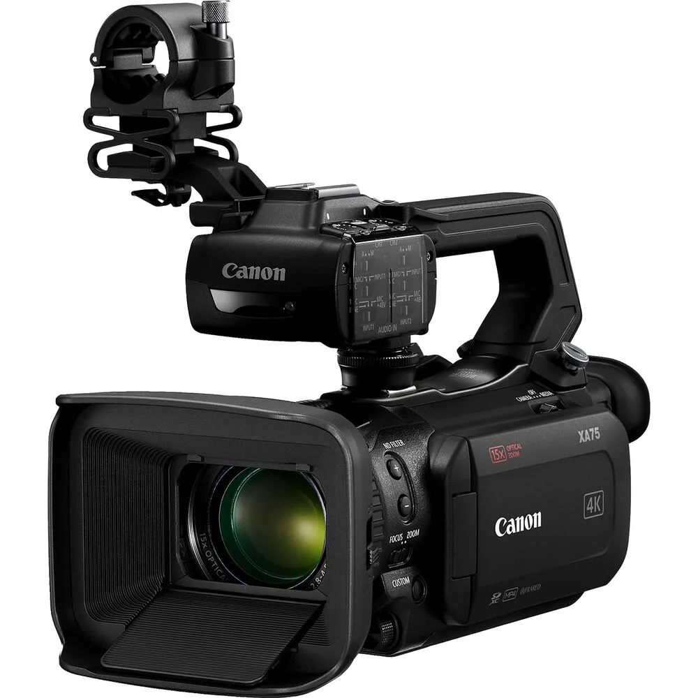 Canon XA75 UHD 4K30 Camcorder with Dual-Pixel Autofocus   4K Monitor   Pro   More