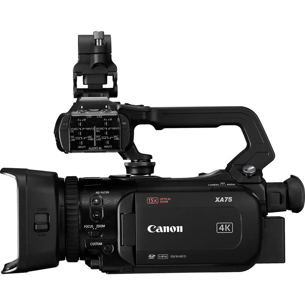 Canon XA75 UHD 4K30 Camcorder with Dual-Pixel Autofocus   4K Monitor   Pro   More