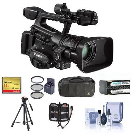 Canon XF-300 HD Professional Camcorder Essential Bundle