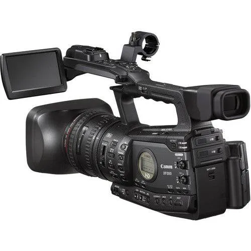 Canon XF-300 HD Professional Camcorder With Pro Accessory Bundle