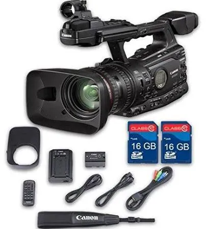 Canon XF300 HD Professional Camcorder   2 PC 16 GB Memory Cards   All Manufacturer Accessories