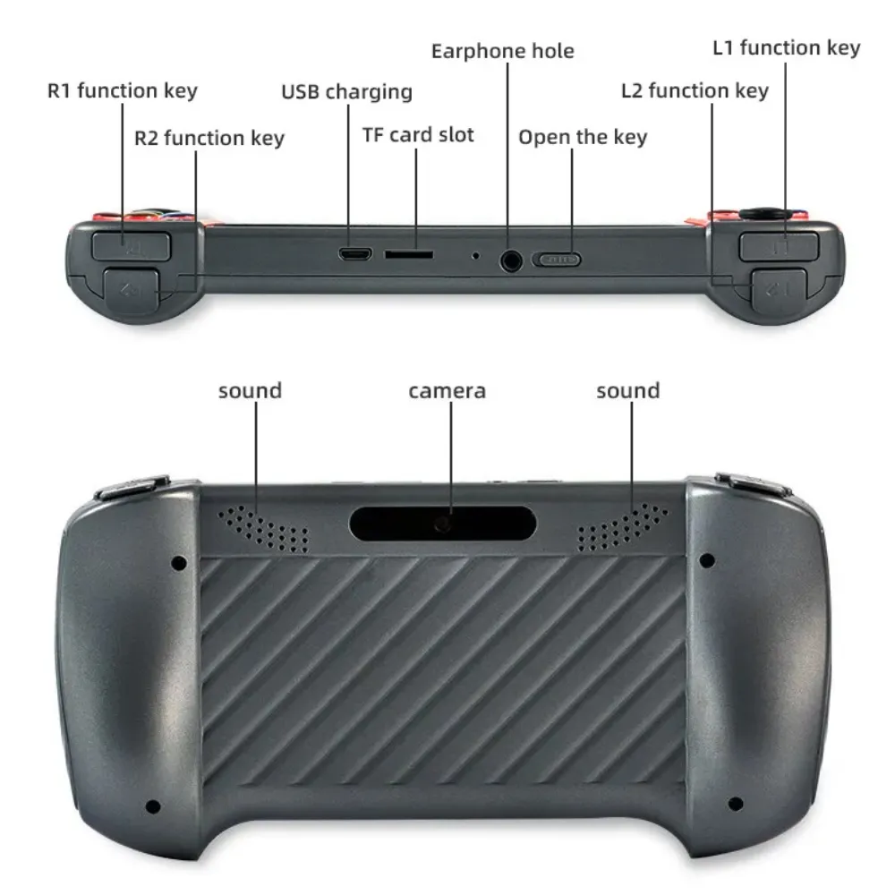 Consola Portátil Emulador De Juegos PSP PS1 GBC 5.1inch X19 PLUS