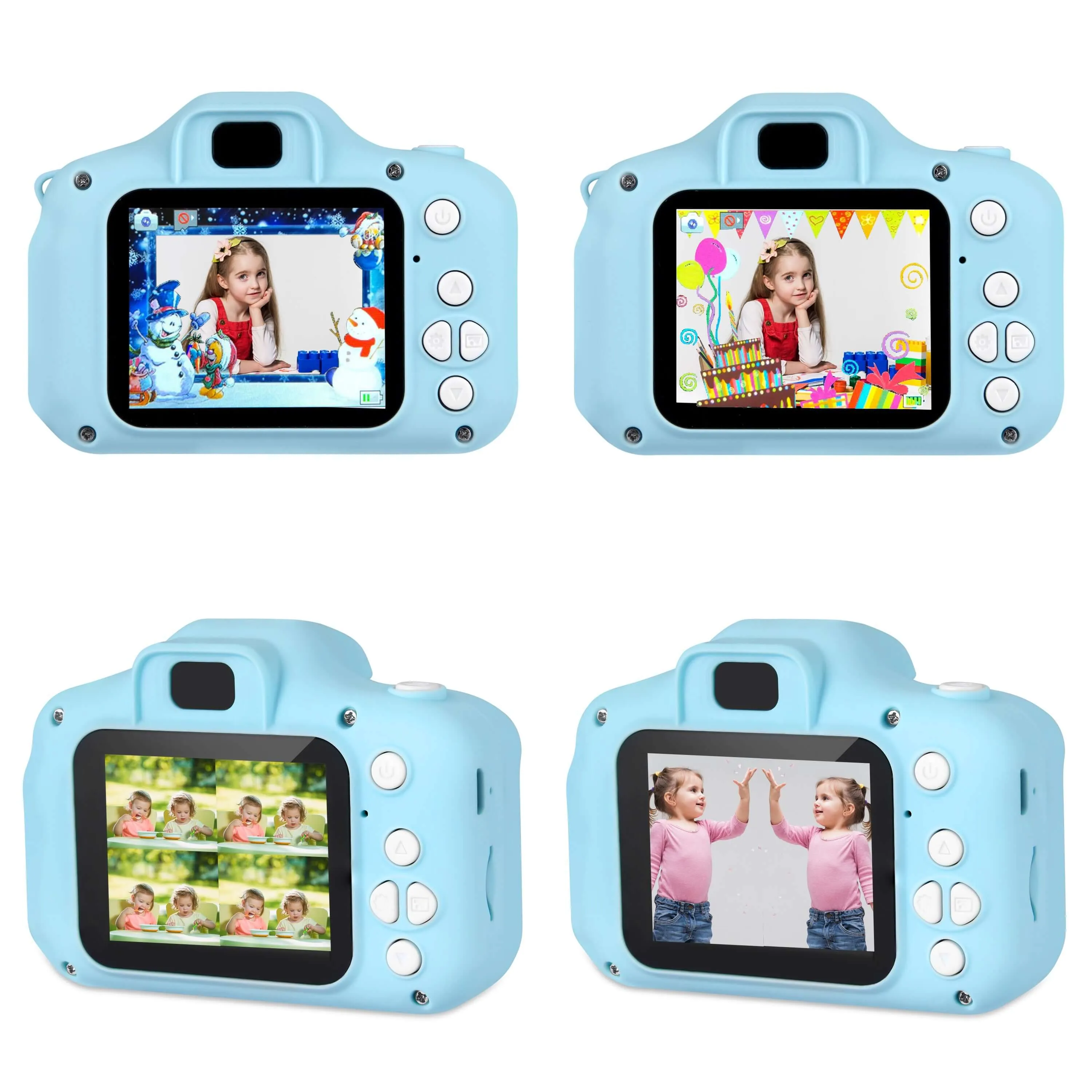 Dartwood Kids Digital Camera | 2" Color 1080p 3-Megapixels Display | 32GB SD Card