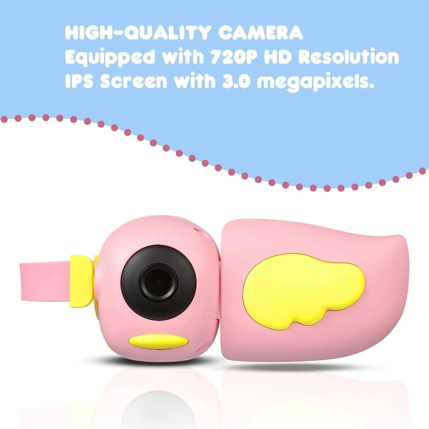 Dartwood Kids Video Camera | 720p HD 2.0 Color Display | 32GB microSD