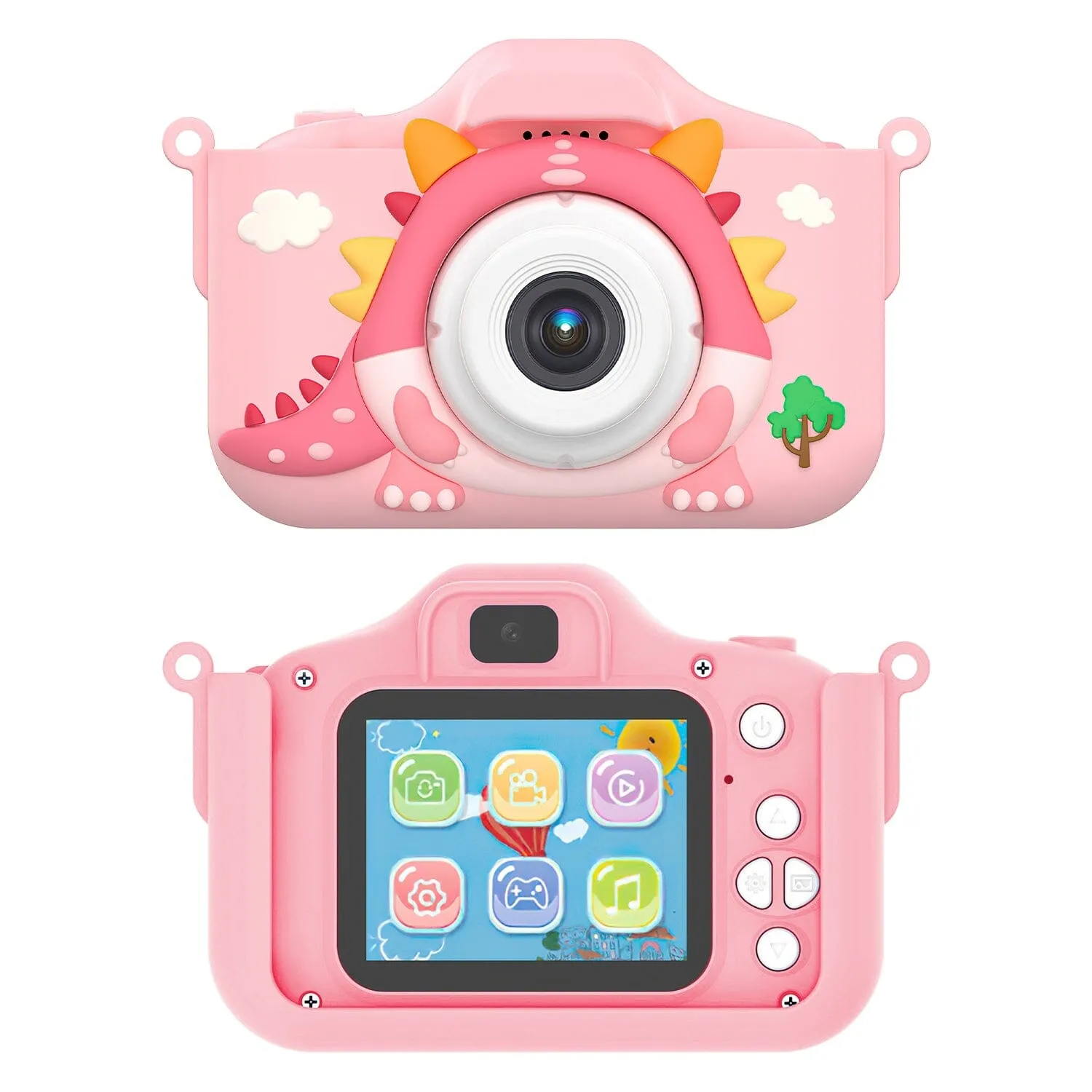 Dinosaur Kids Selfie 48MP 1080P HD Cartoon Digital Camera