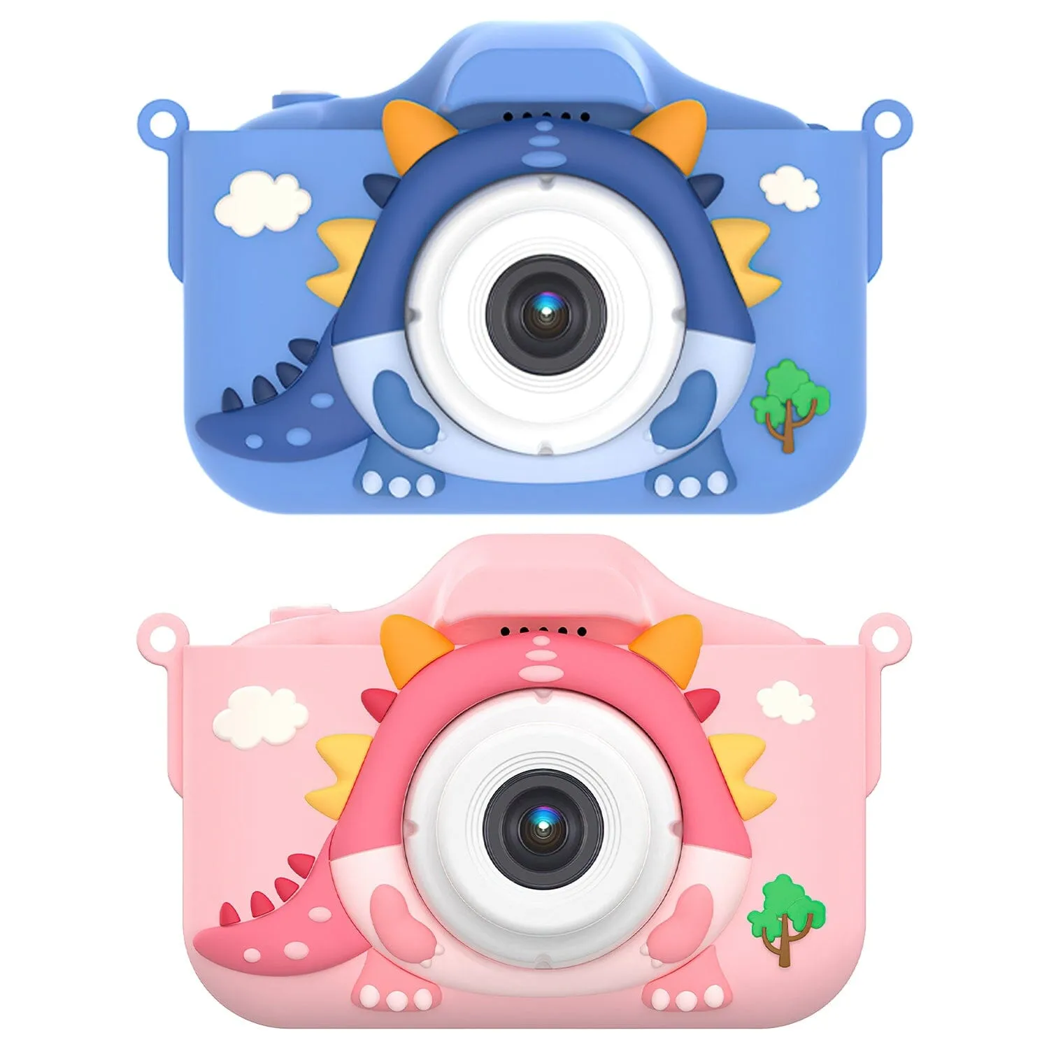 Dinosaur Kids Selfie 48MP 1080P HD Cartoon Digital Camera