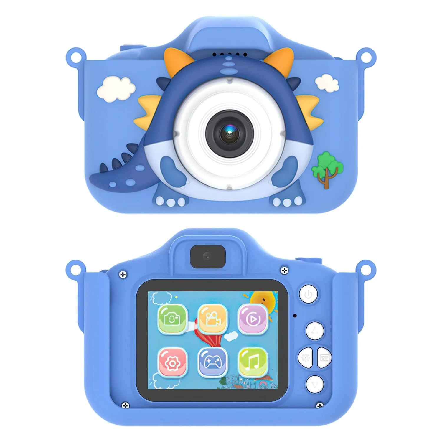 Dinosaur Kids Selfie 48MP 1080P HD Cartoon Digital Camera