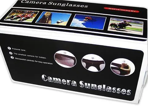 Easy Data Access MicroSD Polarized Digital DVR Camcorder Sunglasses