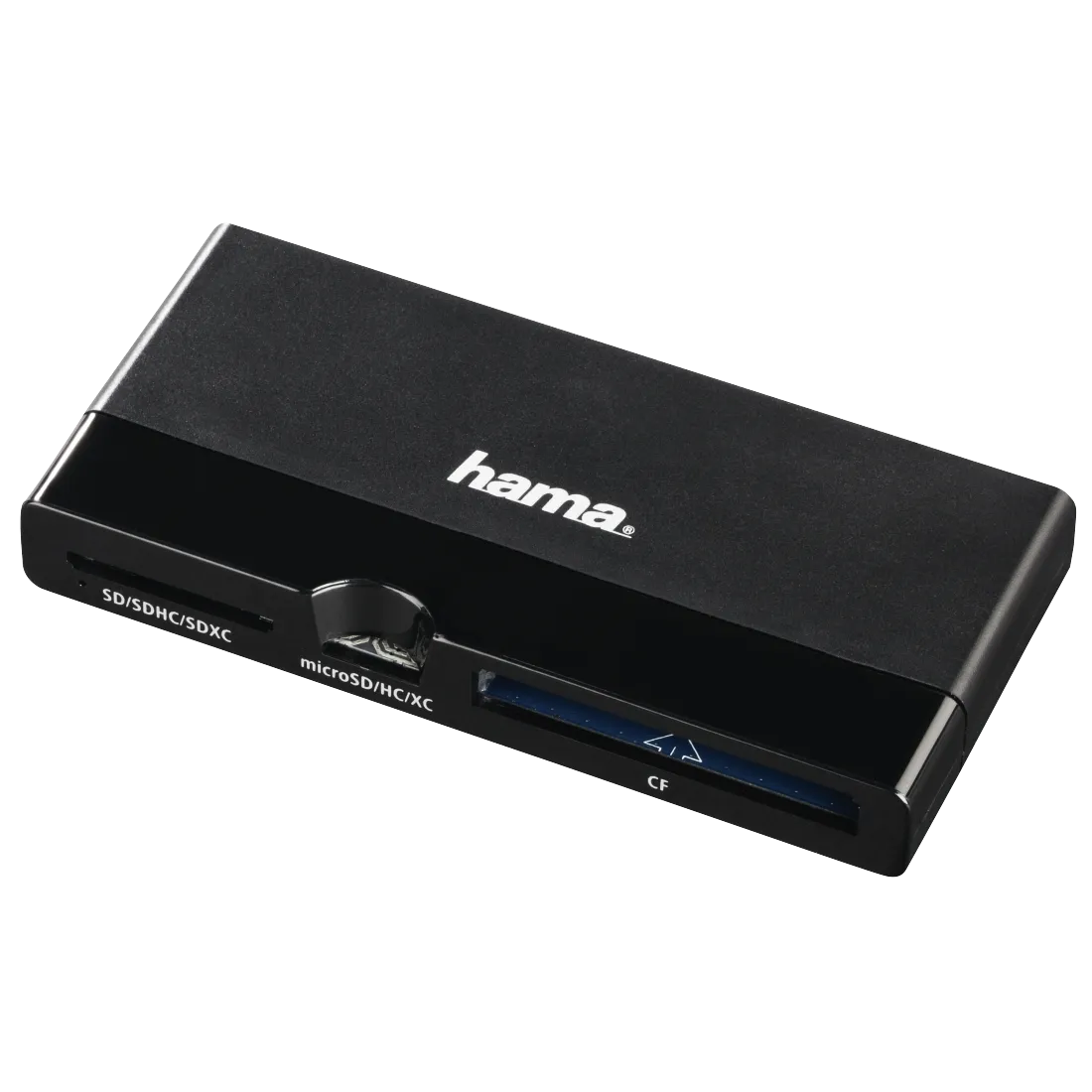 Hama USB 3.0 UHS II Multi-Card Reader, SD/microSD/CF, black