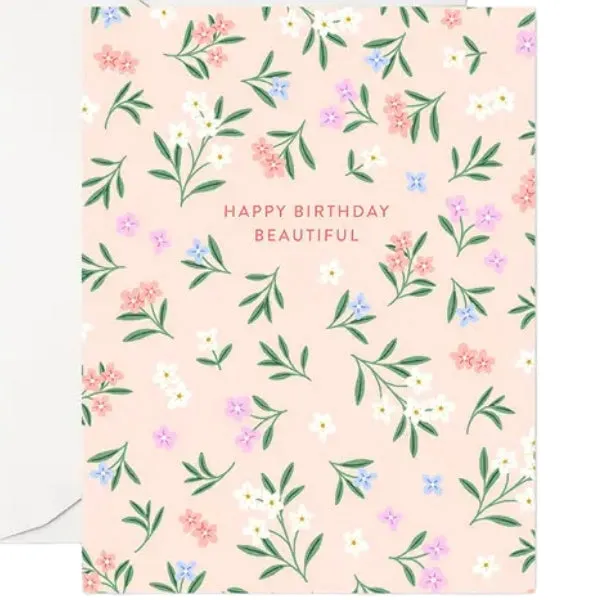 Happy Birthday Beautiful Card