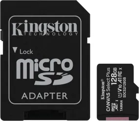 Micro SDXC Card 128GB With SD Adapter 128 GB