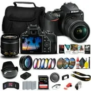 Nikon D3500 DSLR Camera with 18-55mm Lens (1590)   64GB Extreme Pro Card Supreme Bundle