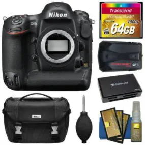 Nikon D4S DIGITAL SLR CAMERA BODY- SUPREME BUNDLE