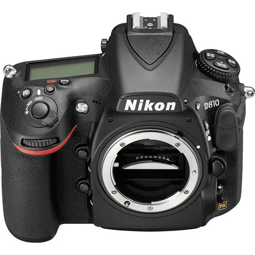 Nikon D810 DSLR Camera (Body Only) (Intl Model) with Cleaning Kit and 64GB SD