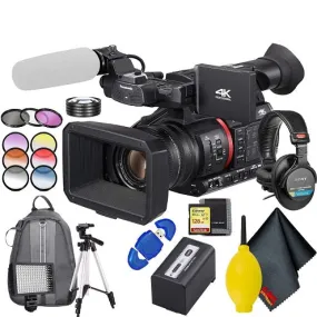 Panasonic AG-CX350 4K Camcorder Fully Loaded Accessory Bundle