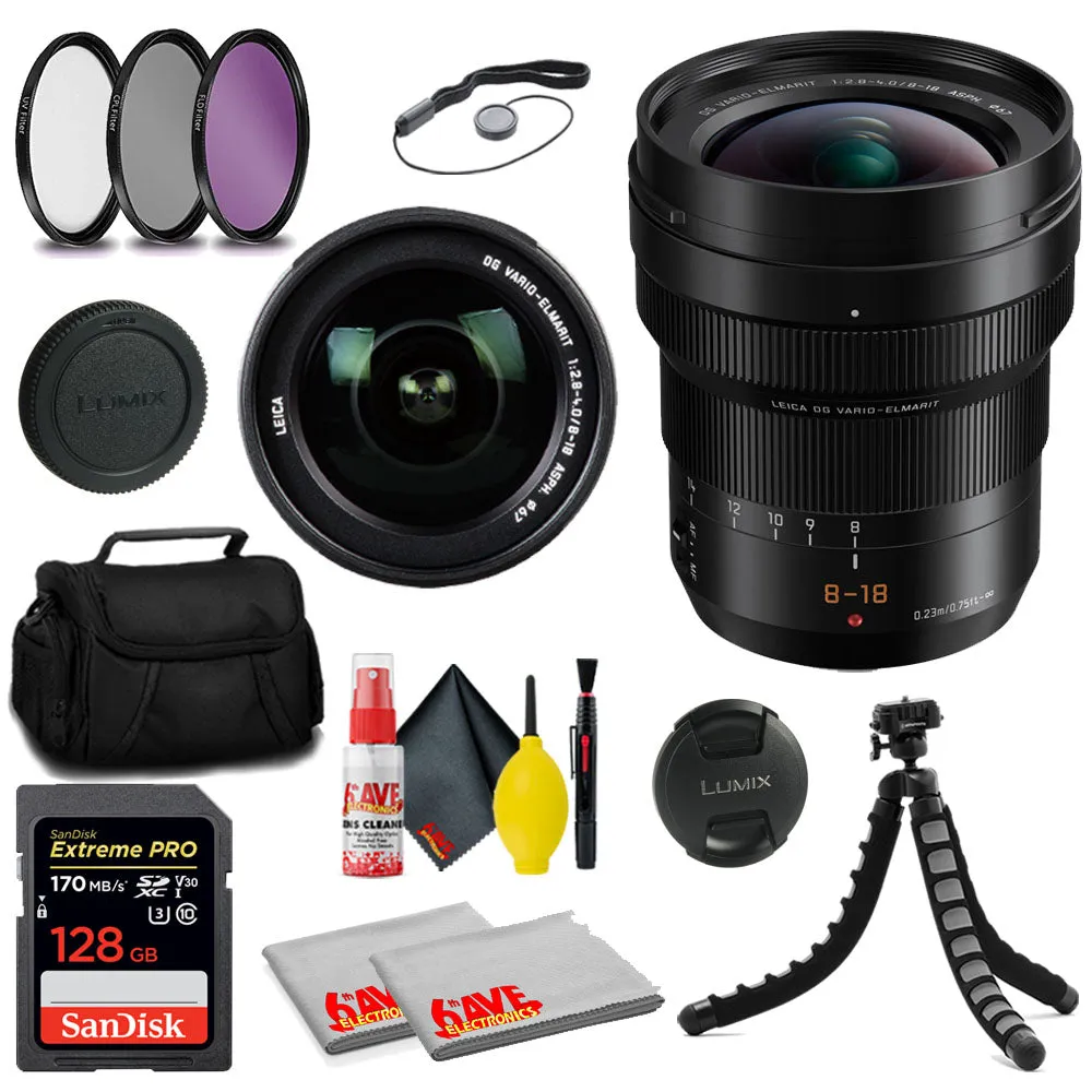 Panasonic Leica DG Vario-Elmarit 8-18mm f/2.8-4 ASPH.Lens   SanDisk Card   MORE