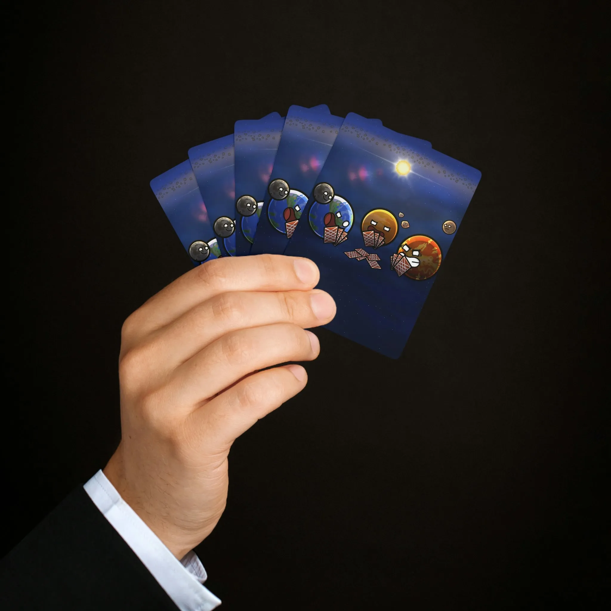 Planets Playing Cards