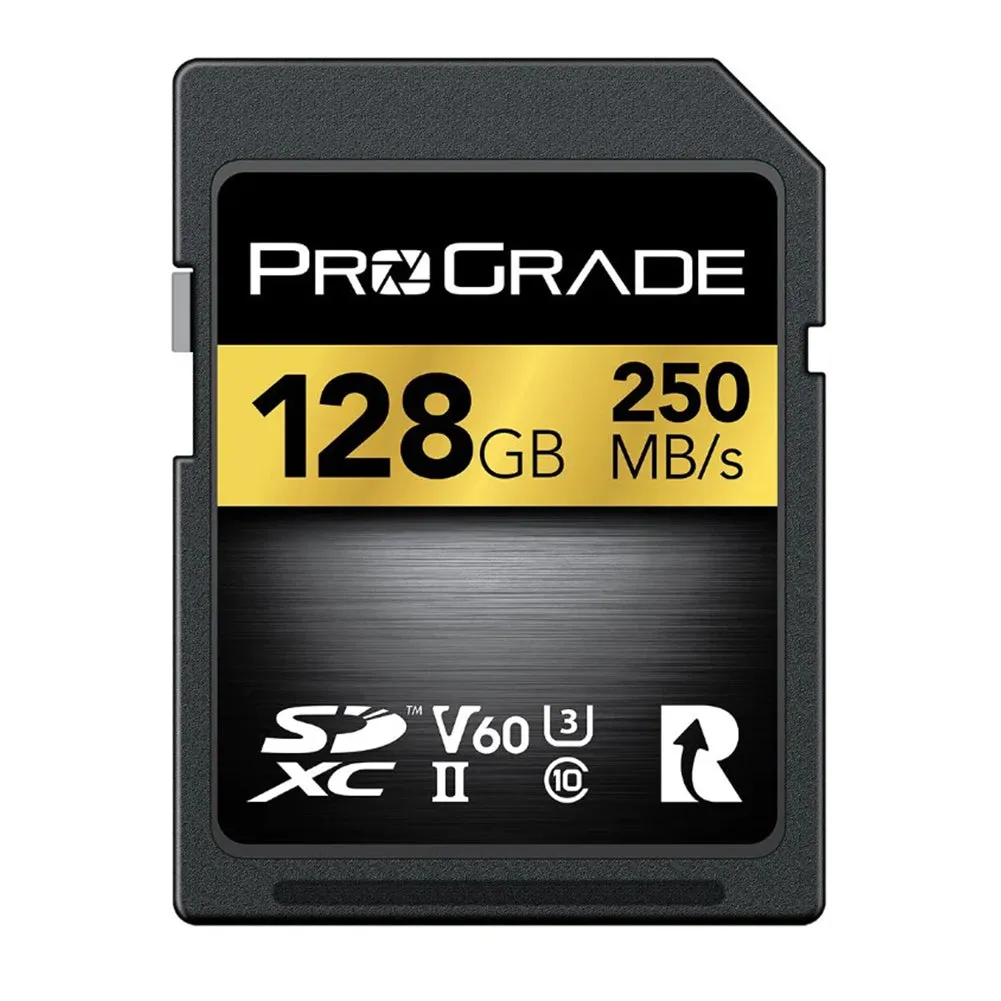 ProGrade Digital 128GB SDXC UHS-II V60 Memory Card (Gold)