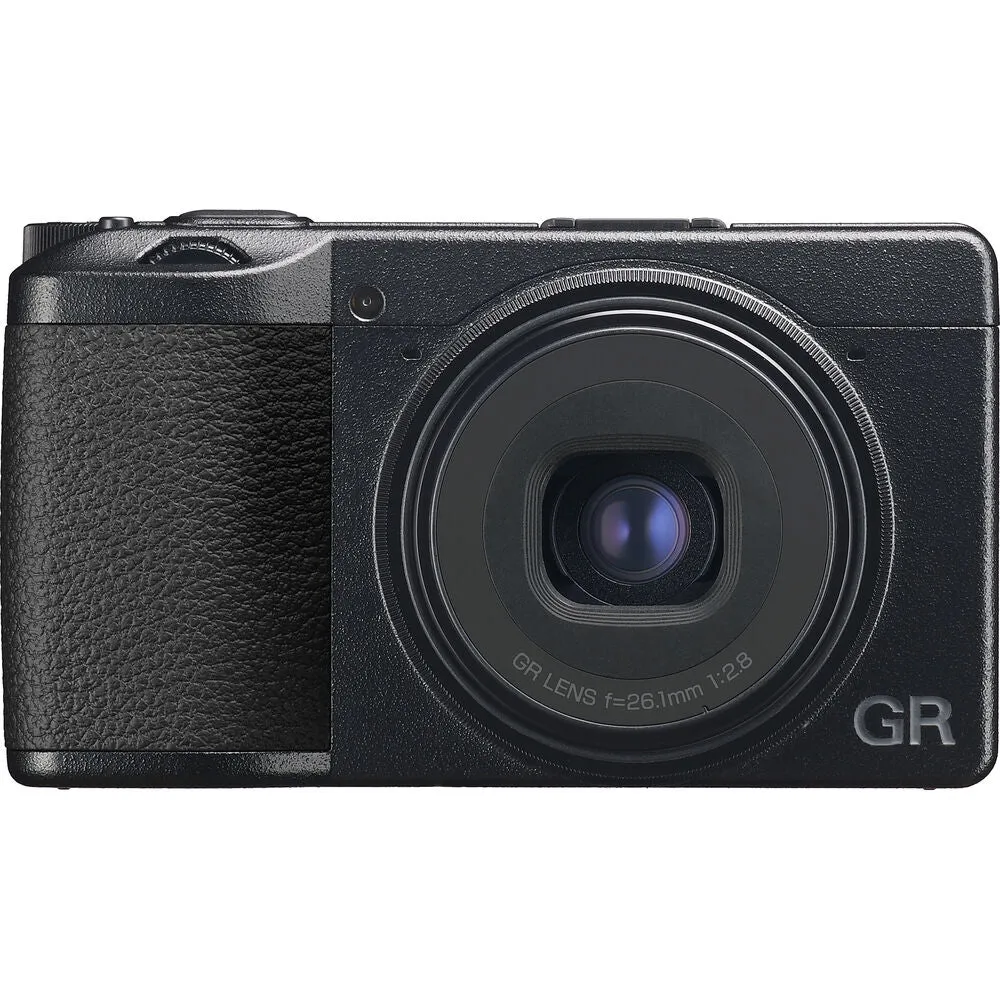 Ricoh GR IIIx, Black, Digital Compact Camera with 24MP with Accessories