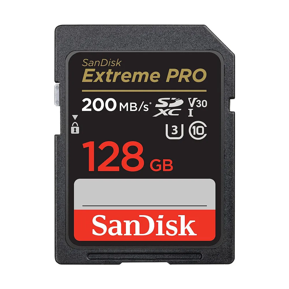 SanDisk 128GB Extreme Pro UHS-I SDXC SD Camera Memory Card