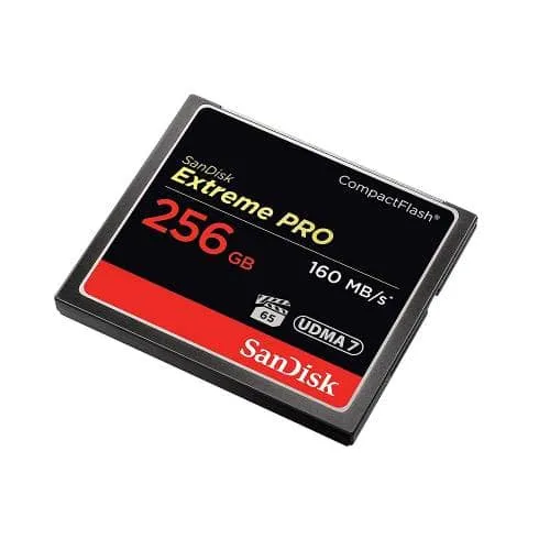 SanDisk Extreme PRO 256GB Compact Flash 160MB/s Memory Card