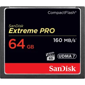 SanDisk Extreme Pro 64GB CompactFlash Memory Card