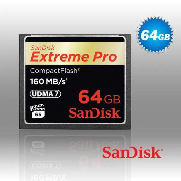 SanDisk Extreme Pro CFXP 64GB CompactFlash 160MB/s (SDCFXPS-064G)