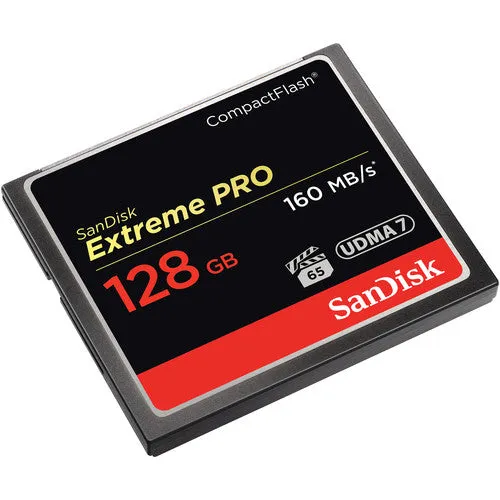 SanDisk Extreme PRO CompactFlash 128GB Card (160 MB/s)