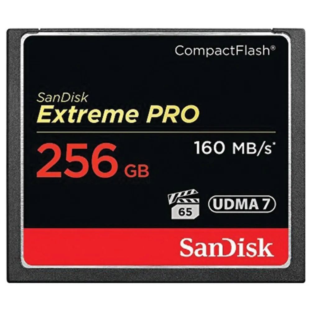 SanDisk SDCFXPS-256G-A46 SanDisk Extreme PRO CompactFlash Memory Card (256GB)