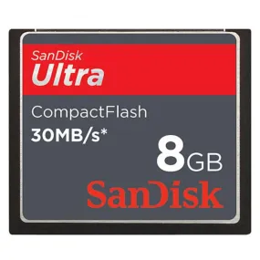 SanDisk Ultra 8gb CompactFlash Memory Card - 30mb/s