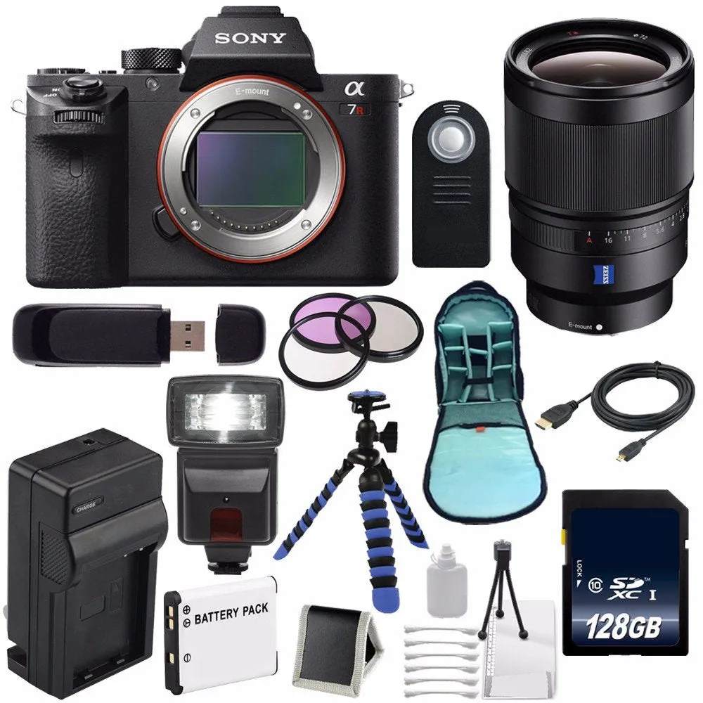 Sony Alpha a7R II Mirrorless Digital Camera (International Model)   Sony Distagon T FE 35mm f/1.4 ZA Lens   72mm 3 Piece Awesome Bundle