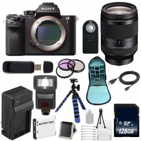 Sony Alpha a7R II Mirrorless Digital Camera (International Model)   Sony FE 24-240mm f/3.5-6.3 OSS Lens   72mm 3 Piece Deluxe Bundle