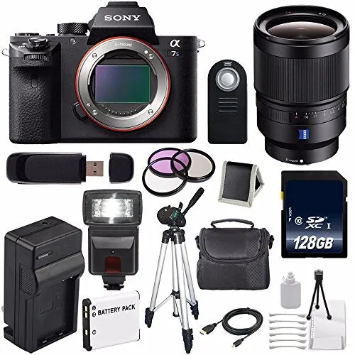 Sony Alpha a7S II a7S Mark II a7SII ILCE7SM2/B Mirrorless Digital Camera (International Model)   Sony Distagon T FE 35mm Lens Amazing Bundle