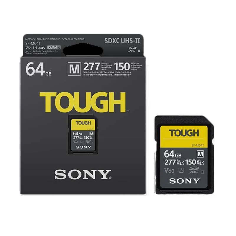 Sony SF-M Tough Series UHS-II SDXC Memory Card