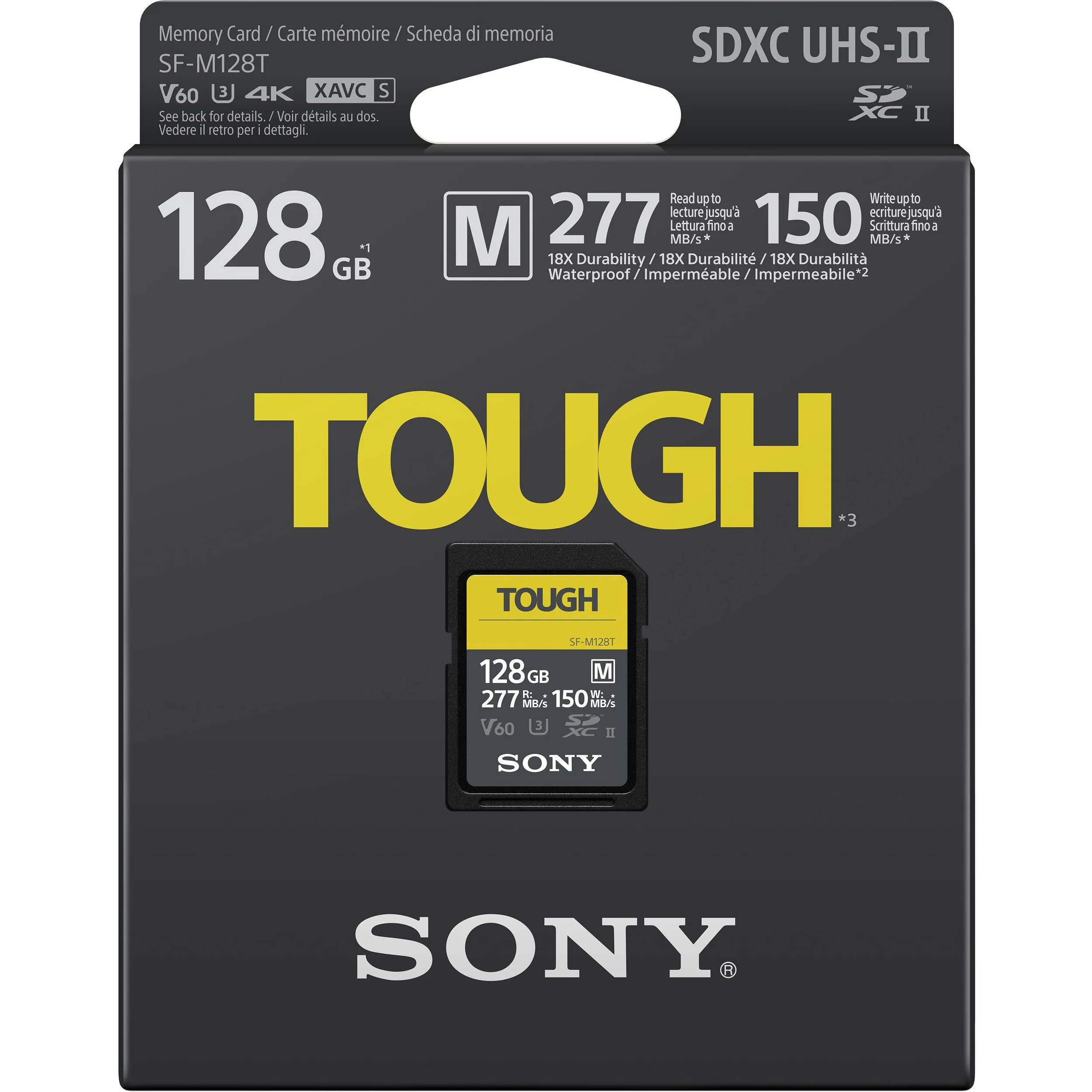 Sony SF-M Tough Series UHS-II SDXC Memory Card