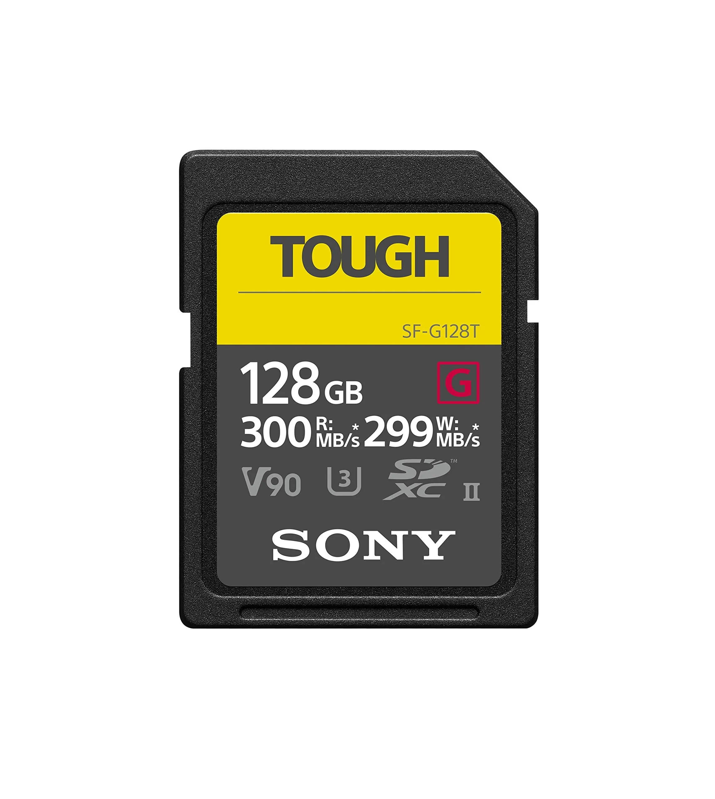 Sony Tough High Performance 128GB SDXC UHS-II Class 10 U3 Flash Memory Card